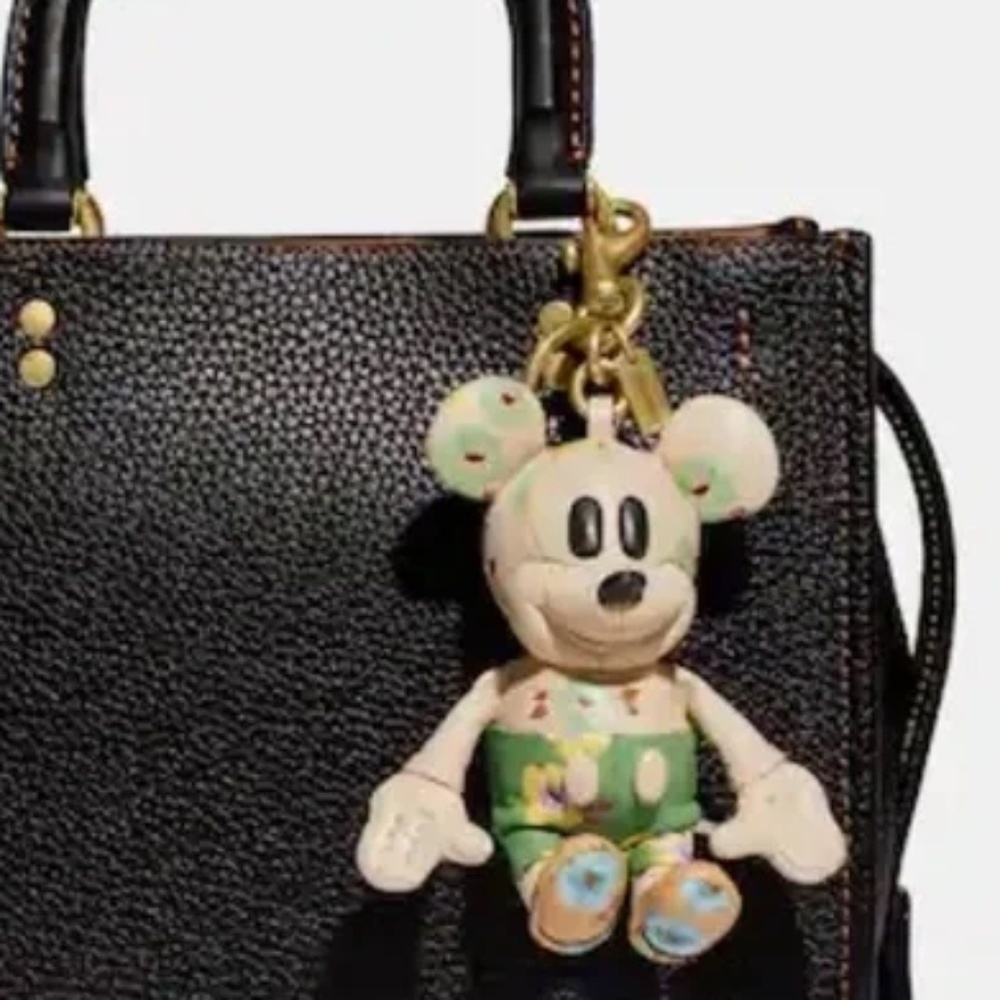Coach X Disney Mickey Mouse 4 in. Bag Charm 100th Anniversary NWT - Picture 2 of 12